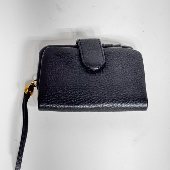 HOBO Black Textured Leather Wallet New Without Tags - Picture 2 of 11